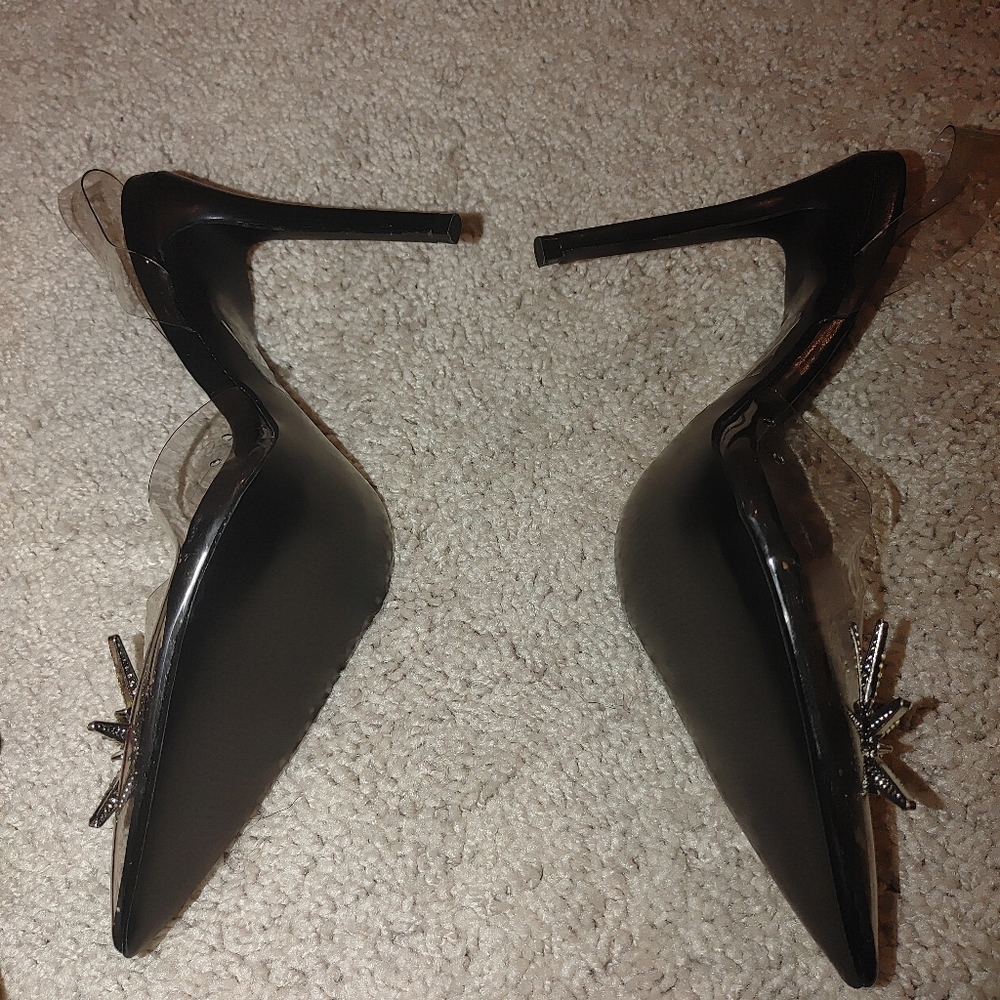 Clear Rhinestone Heel - Picture 6 of 7